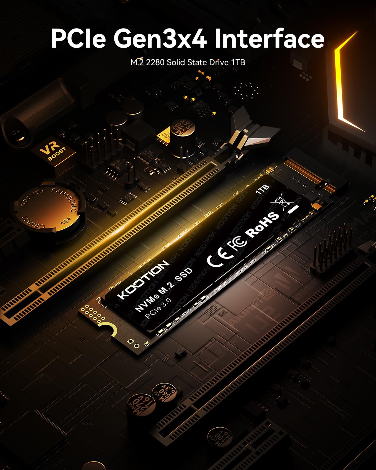 Amazon.com: KOOTION 1TB NVMe Internal SSD PCIe 3.0, M.2 2280 NVMe