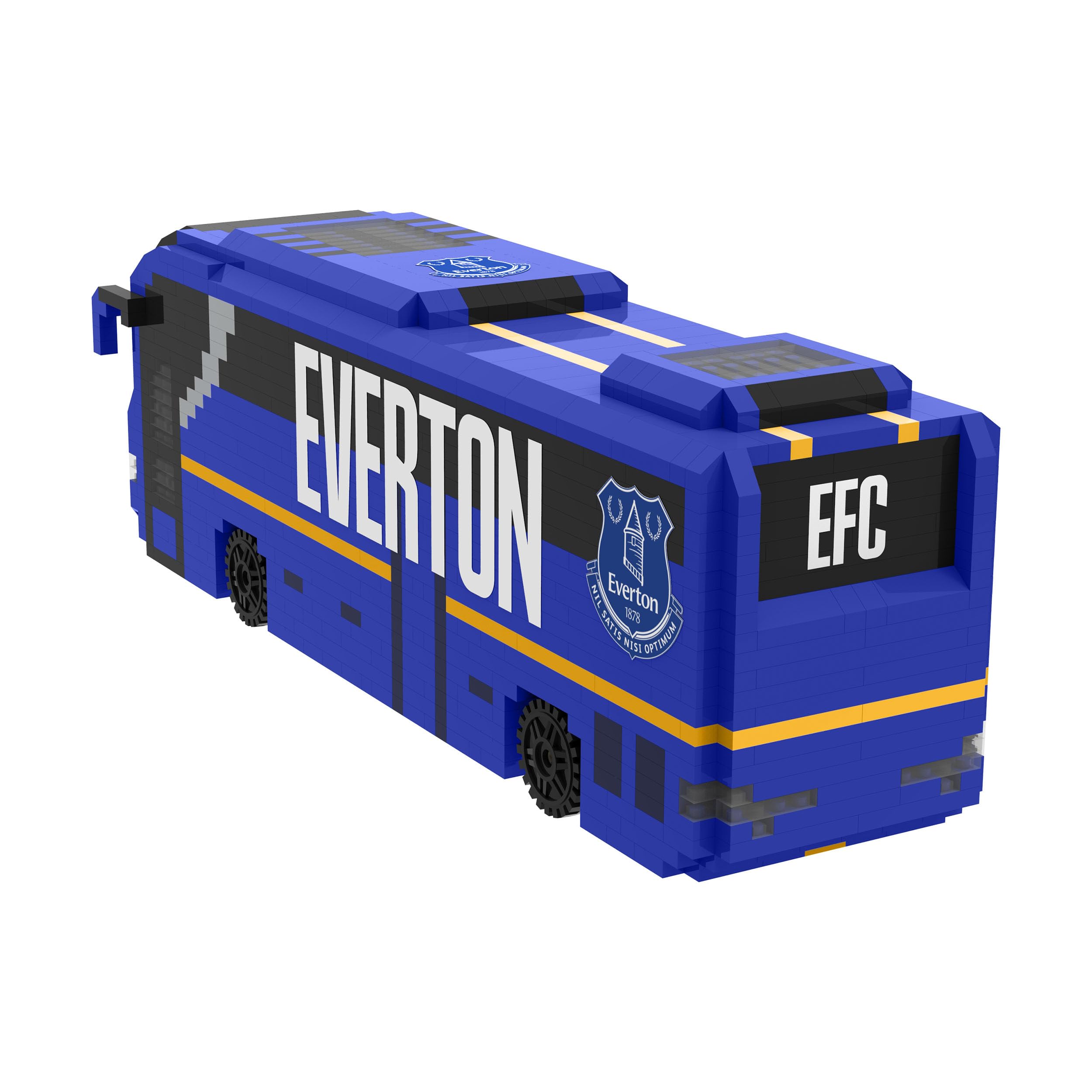 FOCO Officially Licensed Everton FC BRXLZ 3D Bricks Coach Construction Toy Model - Image 3