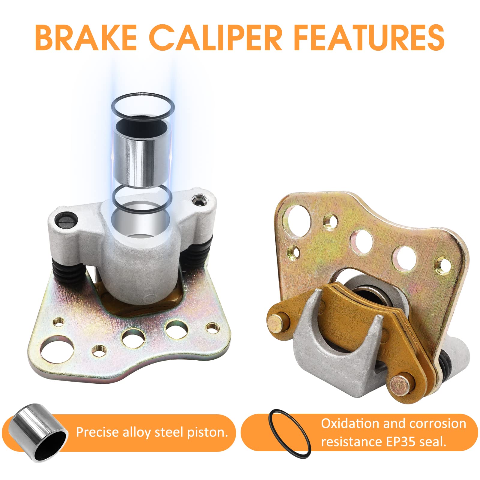 グッズ一式(専用) Amazon.com: 1910681 1910682 Front Brake Caliper Assembly for