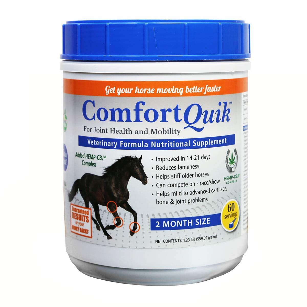 Supplement for Horses with Hemp CBJ Complex - 60 Servings