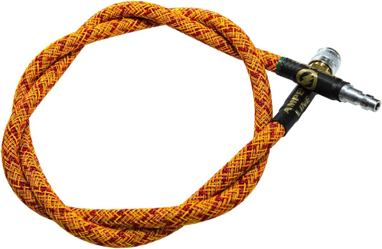 AMPED Airsoft Amped Line | Heavy Weave for PolarStar, Wolverine, and Redline HPA Units 36 Inch (Recommended) Fire Heavy