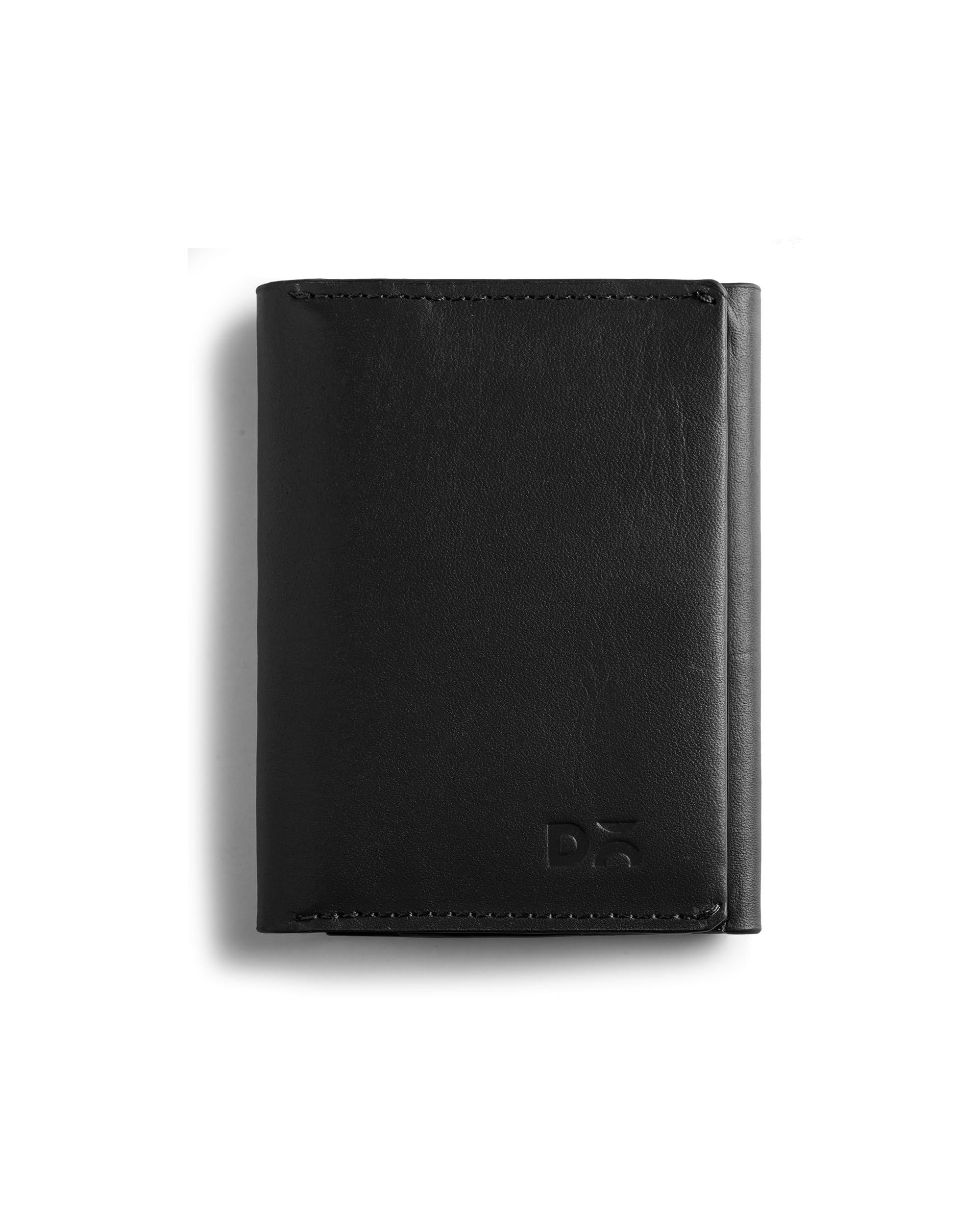 dailyobjects Black Even Wrap Card Wallet | Men Women | Premium Design | Full-Grain Leather | Handcrafted | Card Holder | 8 Cards Slots | Dual-Tone Colorways | Magnetic Closure-picture-10