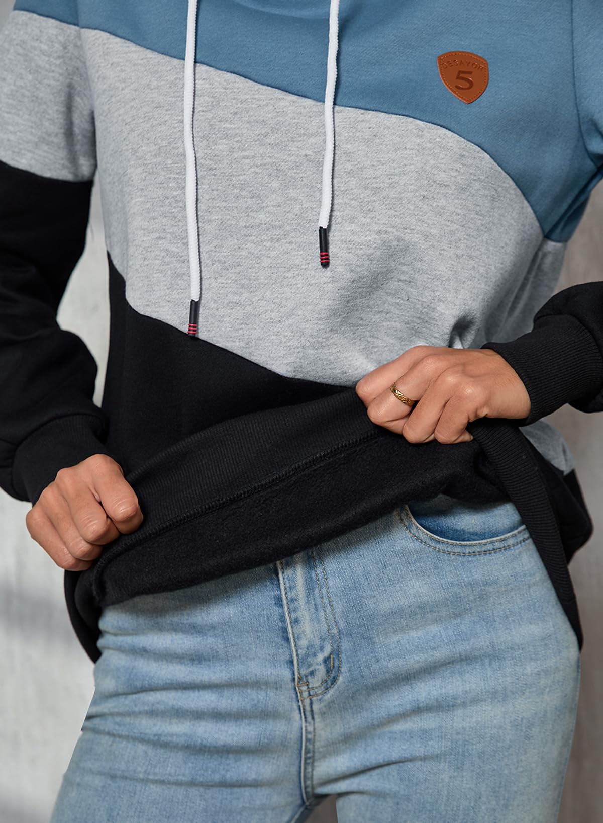 Dokotoo à Capuche Hoodie Manches Longues pour Automne Hiver