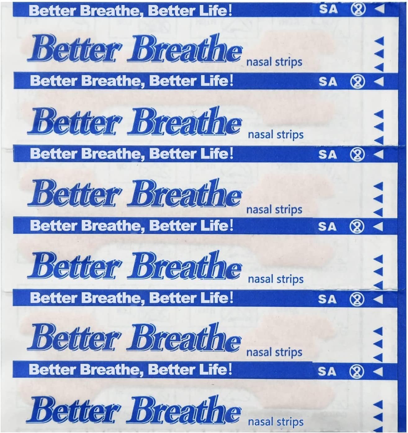 Debaishi 60-300 Count Nasal Strips for Men and Women 66mm 19mm 300