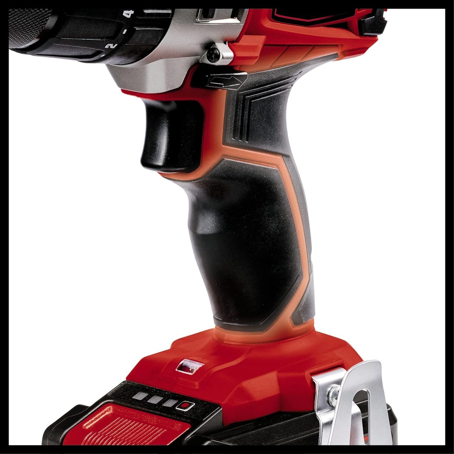 Trapano a percussione a batteria TE-CD 18/2 Li-i +22 (1x2,5Ah) Einhell (ioni di litio, 18 V, 44 Nm, trasmissione a 2 velocità, batteria da 2,5 Ah, caricatore rapido, scatola da 22 punte e valigetta)