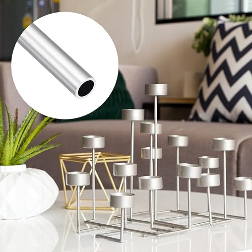 Miniatura 135 de METALLIXITY Tubo de aluminio 6063 (0.394 in de diámetro x 0.276 in de diámetro interior x 11.811 in de largo), 2 piezas, tubo redondo de aluminio