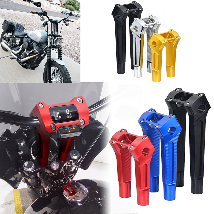 Amazon.co.jp: ハンドルポスト ハーレー用ライザー用ソフテイル