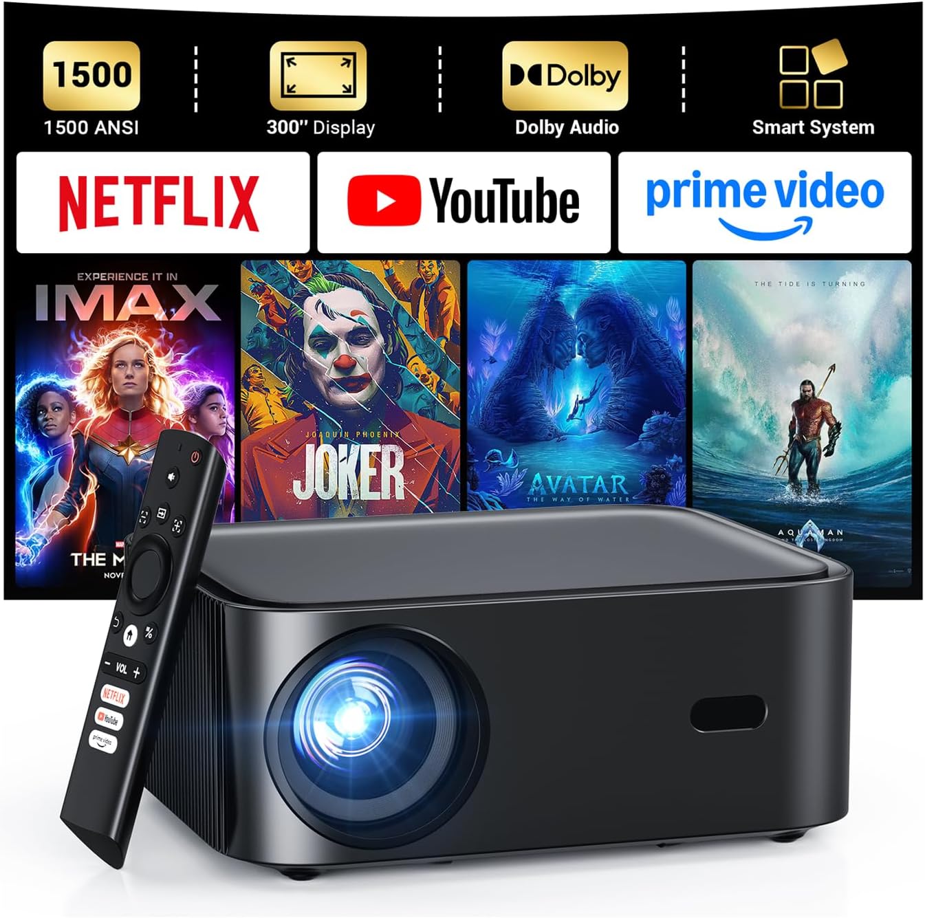 HAPPRUN Projectors,H11 Portable Projector