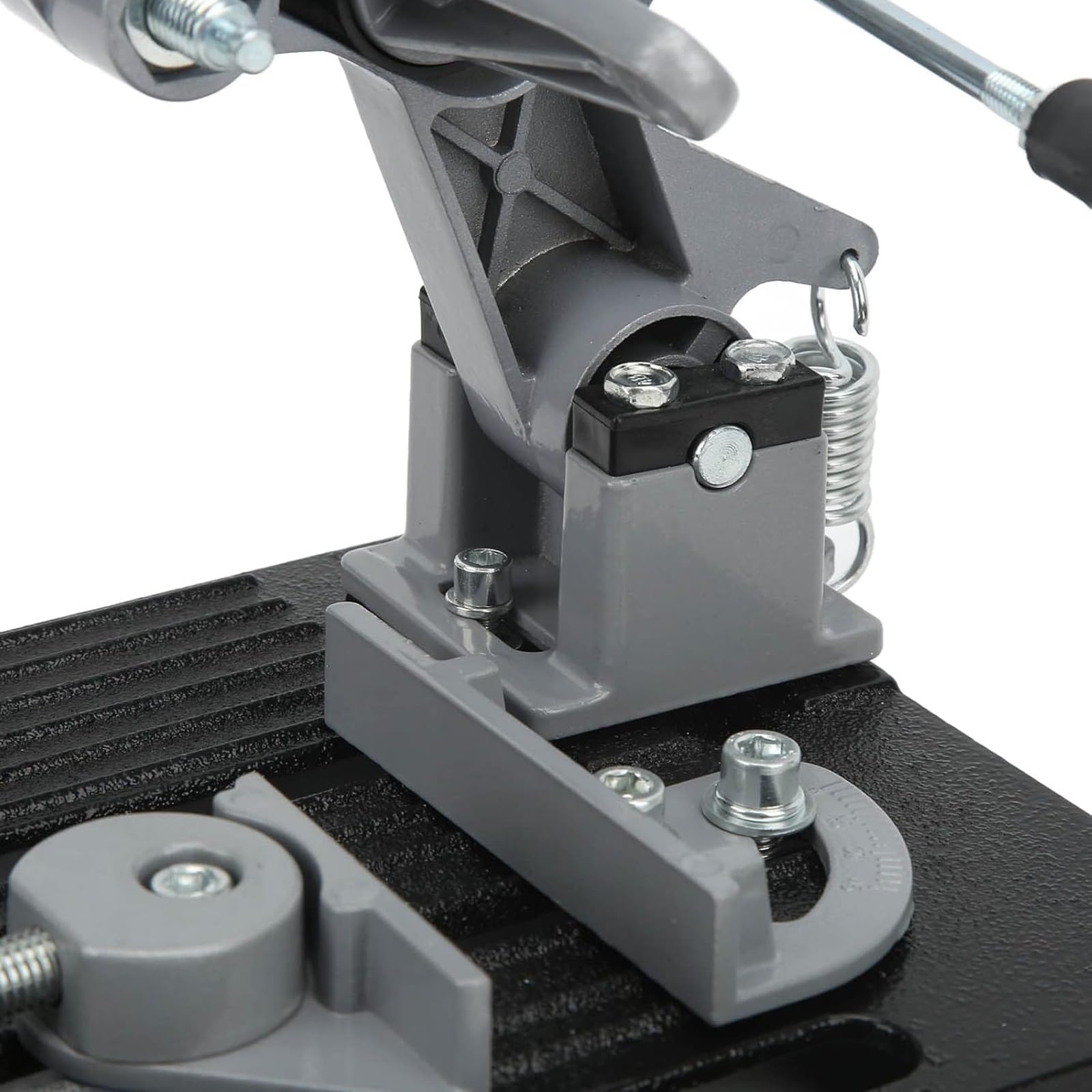 Supporto per smerigliatrice angolare, Staffa di Supporto per smerigliatrice angolare con Telaio in Lega di Alluminio e Base in ghisa, Compatibile con smerigliatrici angolari da 100-125 mm