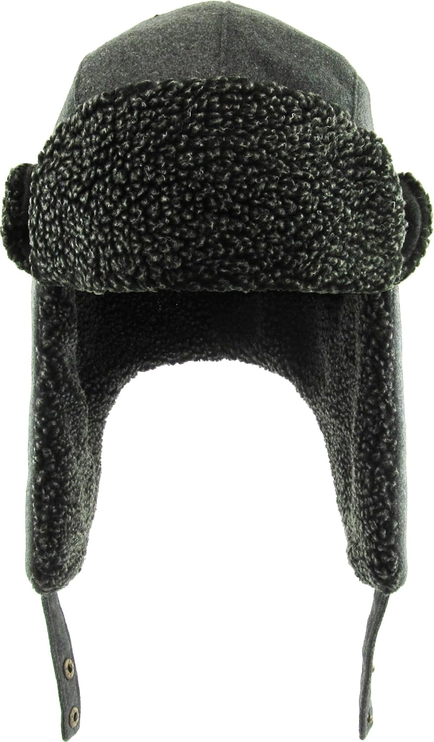 Wool Blend Aviator Trapper hat Trooper Ear Flaps Ushanka Eskimo Russian Warm Winter Cold… - Image 2