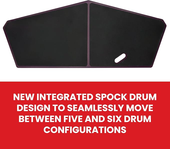Vic Firth Heavy Hitter Quad Pad con Aros, Grande miniatura 7