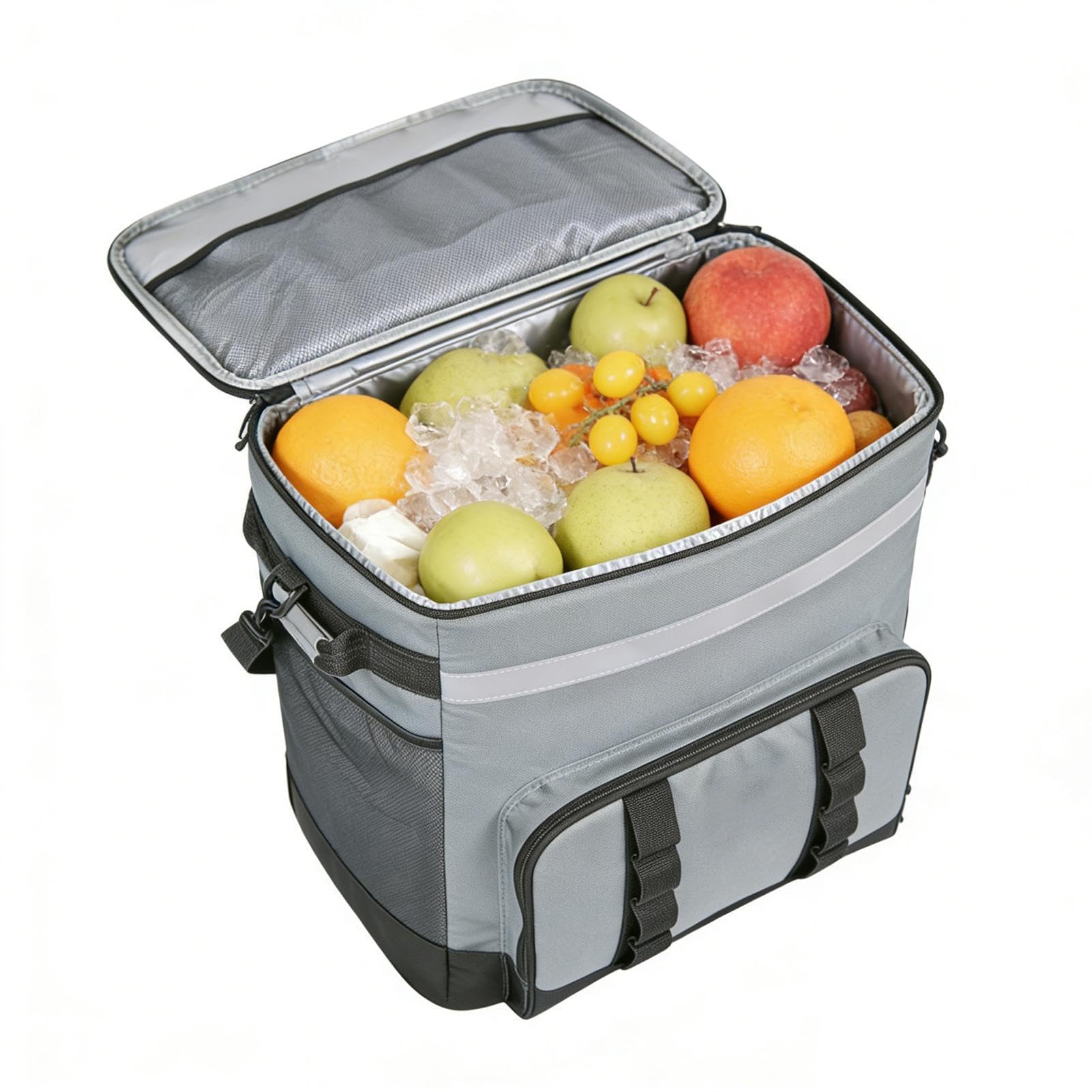 35L Sac Isotherme À roulettes avec roulettes | Glacière De Camping avec Poignée Et Isolation | pour Shopping Pique-Nique Pêche Trajet Voiture Piscine Terrasse