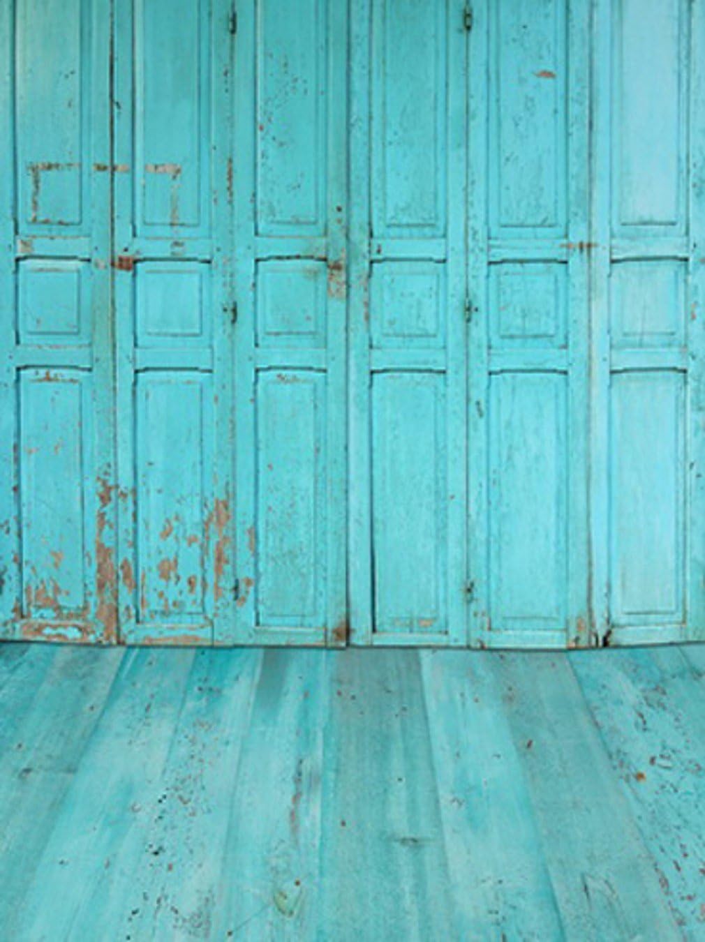 5 x 7 ft Vintage Barn Wooden Door Photography Backdrop