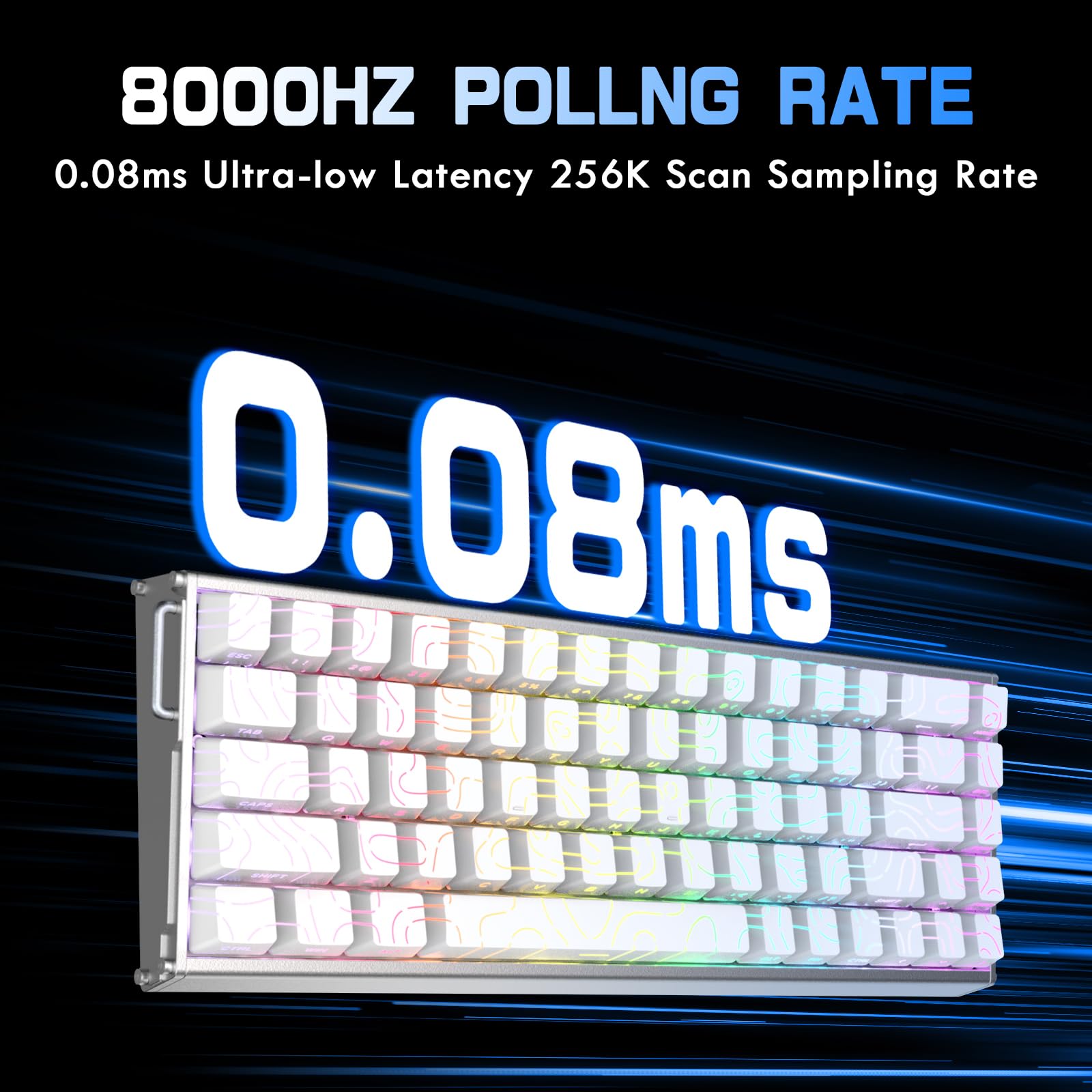 Amazon.com: ATTACK SHARK X68 MAX HE 60% Wired Magnetic Switch
