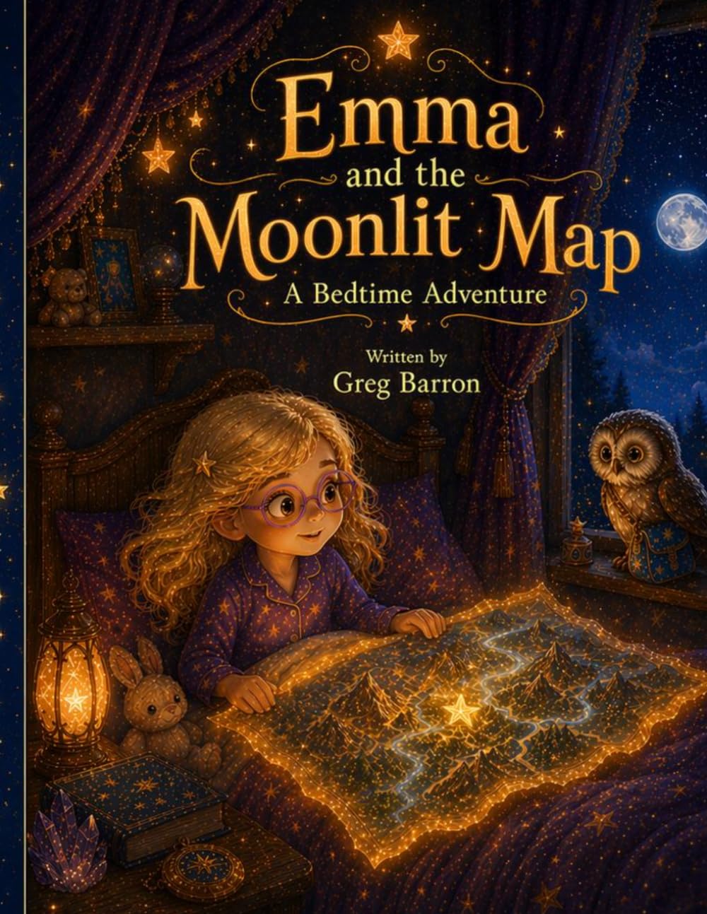 Emma and the Moonlit Map: A Bedtime Adventure