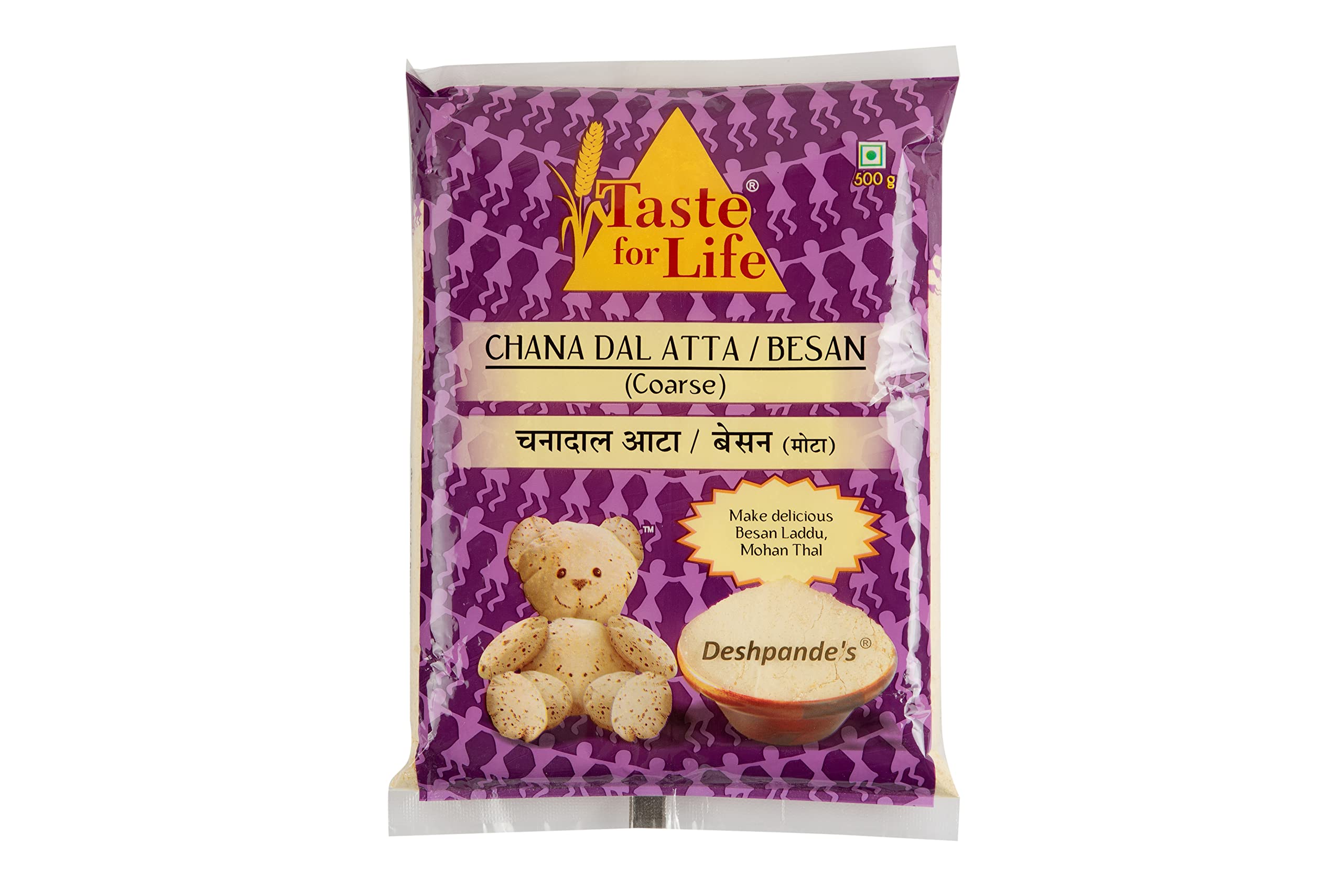 Taste for life Chana Dal (Besan) Coarse (Mota) atta 500g (B09P3QNY4J) Amazon Price History, Amazon Price Tracker