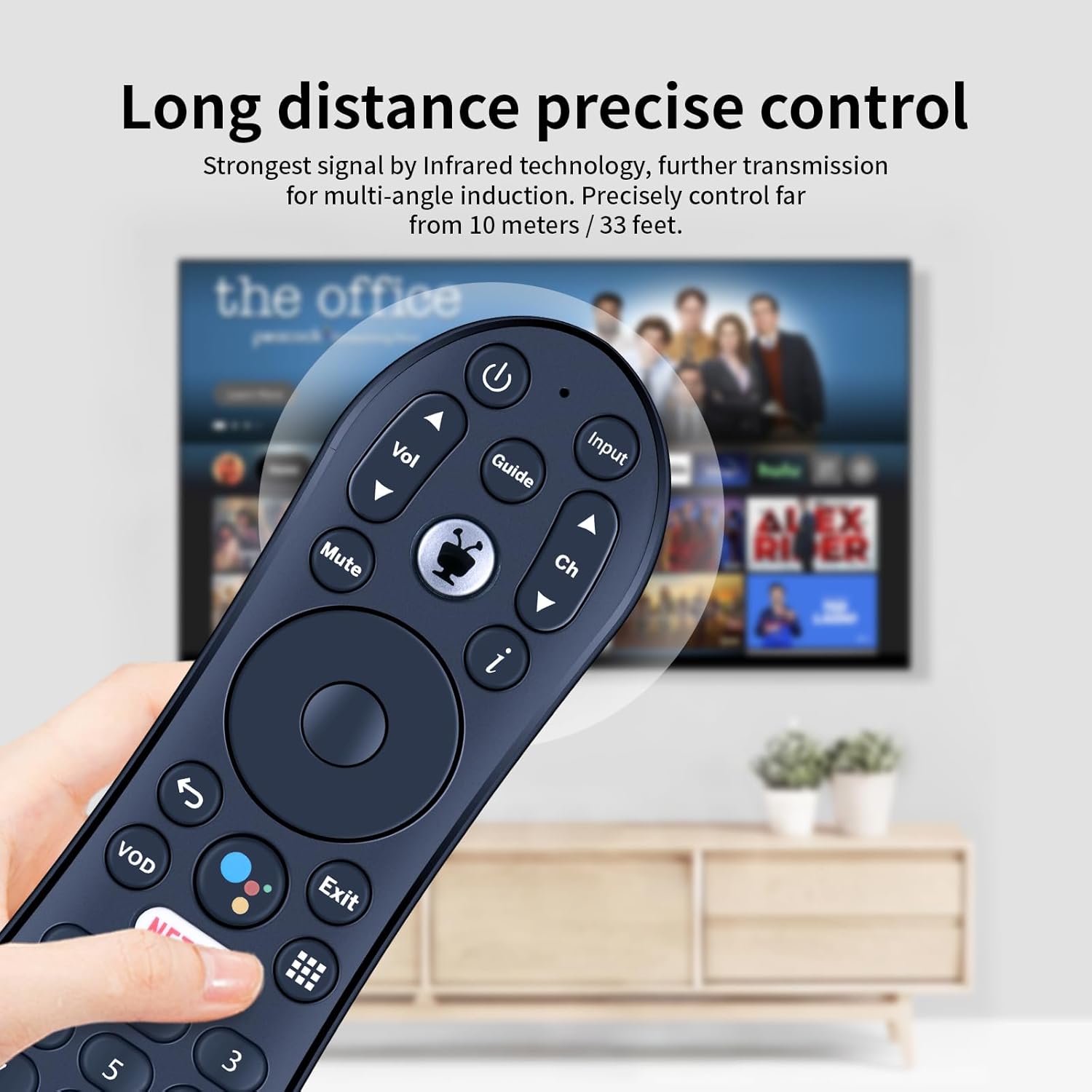 PZL 交換用 R37023B 音声リモコン TiVo TDS TV+ Stream 4K対応