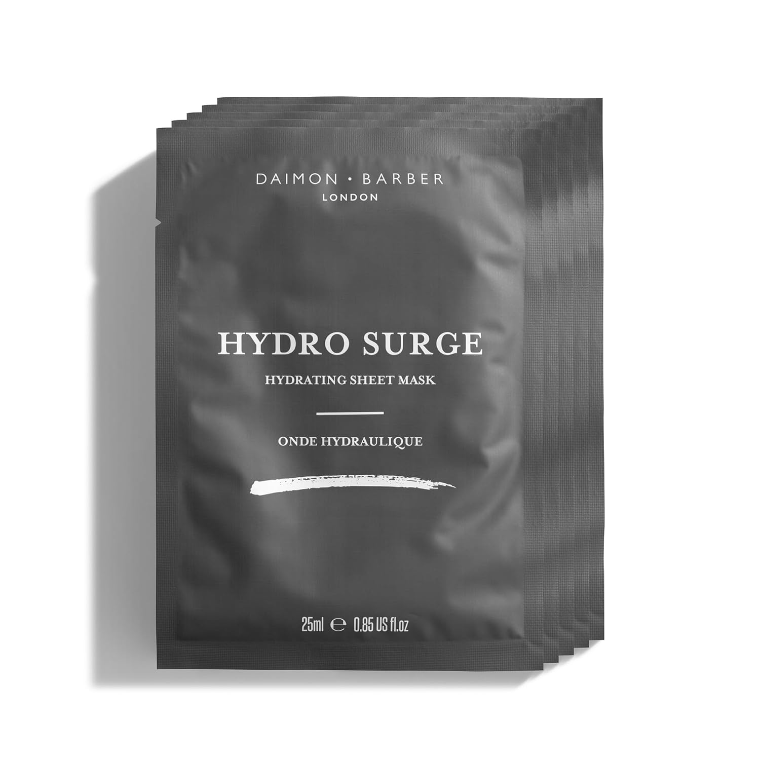 Daimon Barber Hydro Surge Face Sheet Mask, Hydrating Facial Mask with Apple Extract & Hyaluronic Acid for All Skin Types, Soothe and Hydrate Your Skin – Pack of 5