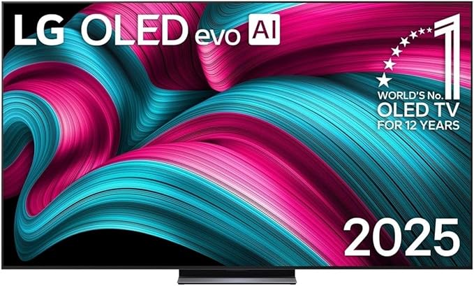 LG OLED83C54LA - TV 83", OLED Evo 4K, Smart TV AI C5, WebOS 25, Dolby Vision et Dolby Atmos, AMD FreeSync, Alexa/Google Assistant, Noir