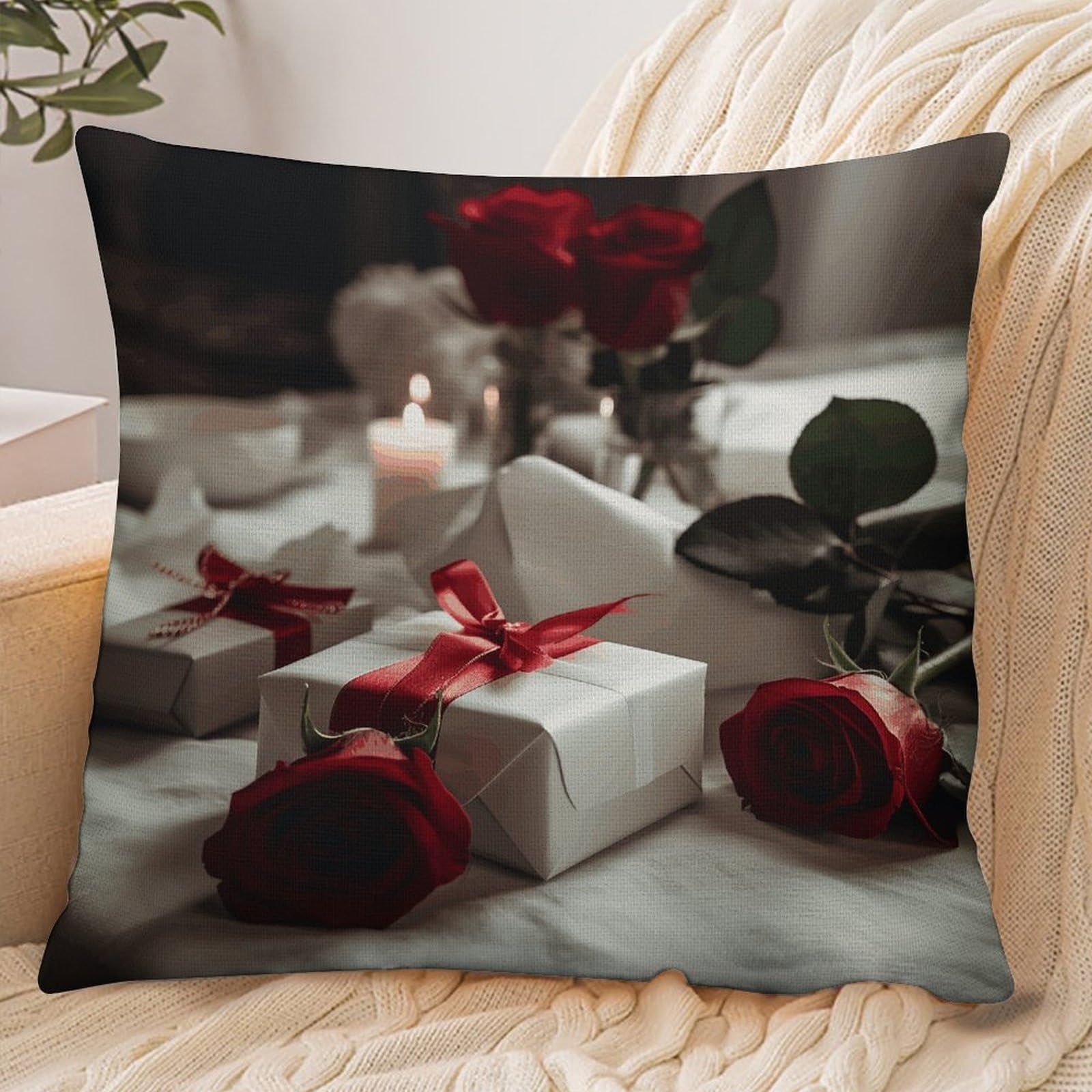 Fekiloot Style Gifts And Roses Pillowcase Pillow Sham Pillow Case