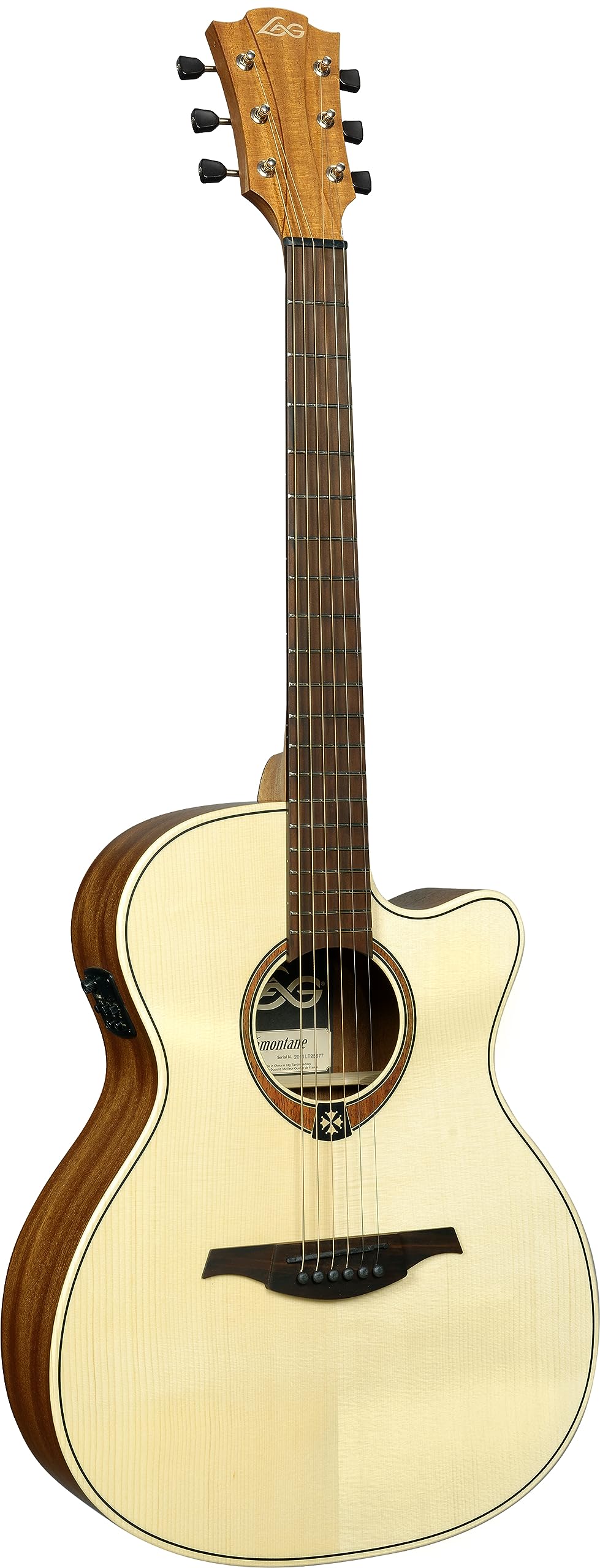 Amazon.co.jp: LAG Guitars エレクトリックアコースティックギター 