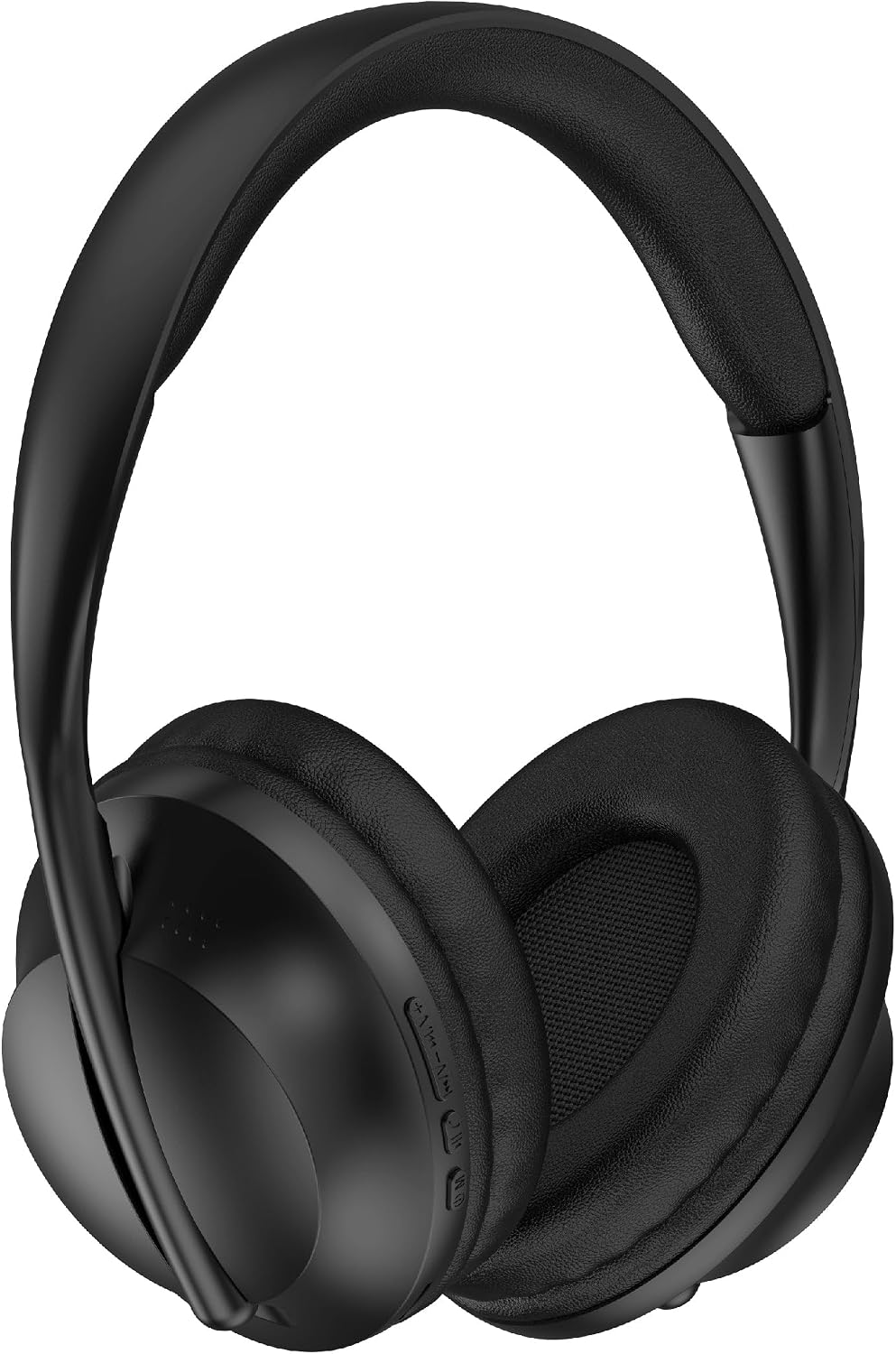 RCA Wave-55 Wireless Over-Ear Bluetooth Headphones – Hi-Res Audio, Deep Bass, Adaptive Noise Cancelling, 12H Playtime, Foldable Comfort Cushions, Mic for Calls & Travel image 2