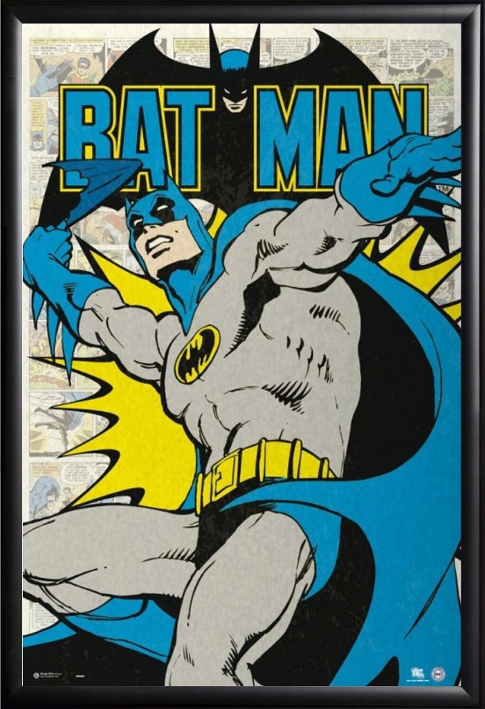 Amazon.co.jp: DC Comics – Batman – ヴィンテージポスター (24x36