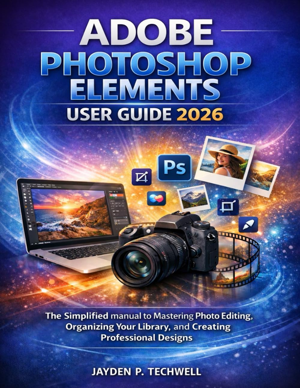 ADOBE PHOTOSHOP ELEMENTS USER GUIDE 2026: The Simplified manual to Mastering Photo Editing, Organizing Your Library, and Creating Professional Designs