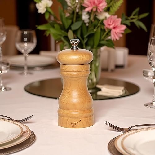 Miniatura 48 de Molino de pimienta federal de la marca Fletchers' Mill., Molino de sal, Negro