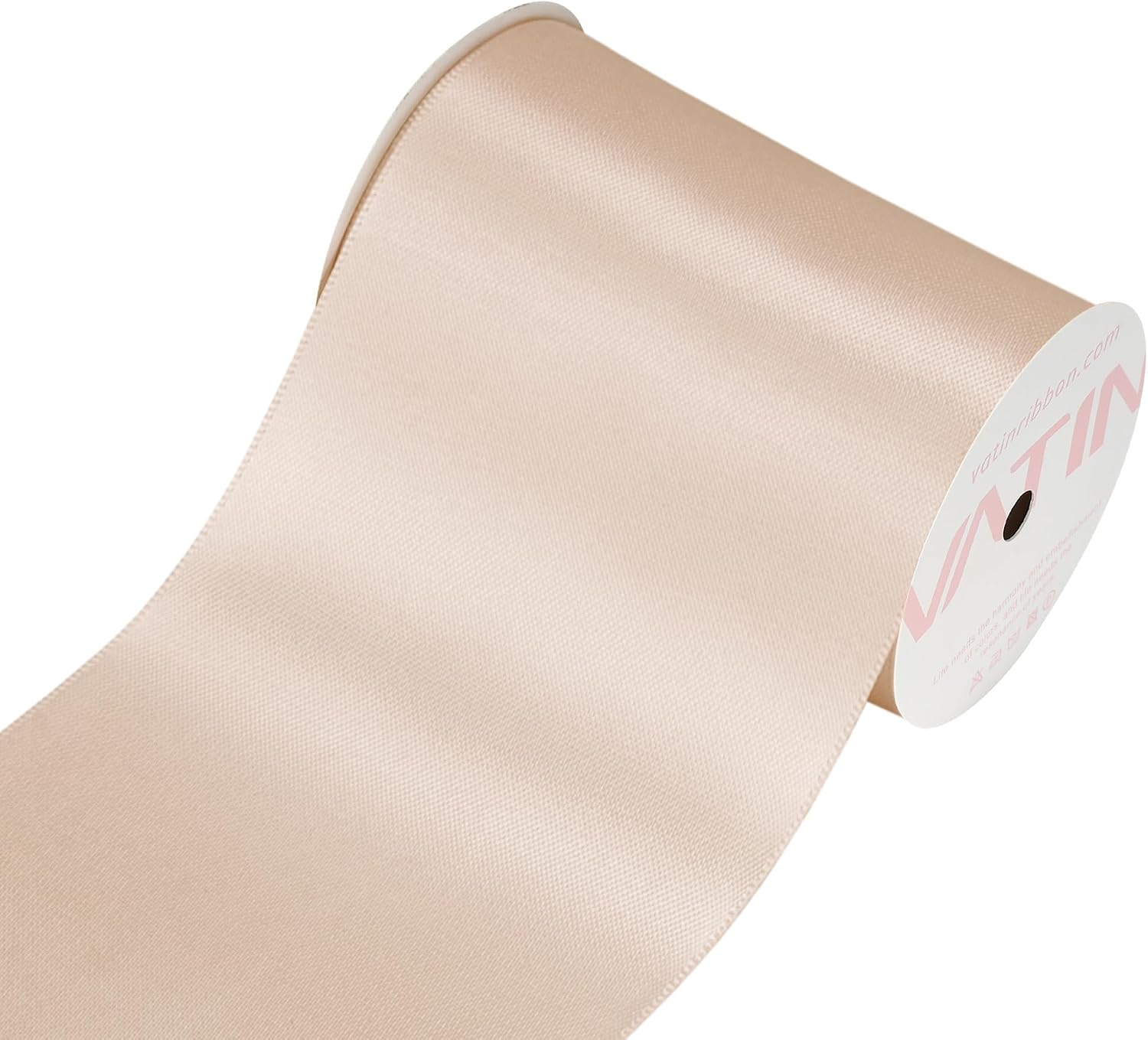 Amazon.com: VATIN Double Face Pink Sand Satin Ribbon 3