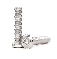 Vista 13 de binifiMux 10 unids M6 x 1.575 in tapa plana Allen pernos remaches tornillos de conexión para muebles 304 acero inoxidable