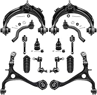 Vista 18 de Detroit Axle - Kit de suspensión frontal de 15 piezas para Jeep Grand Cherokee 99-04 1999 2000 2001 2002 2003 2004, brazos de control superior e