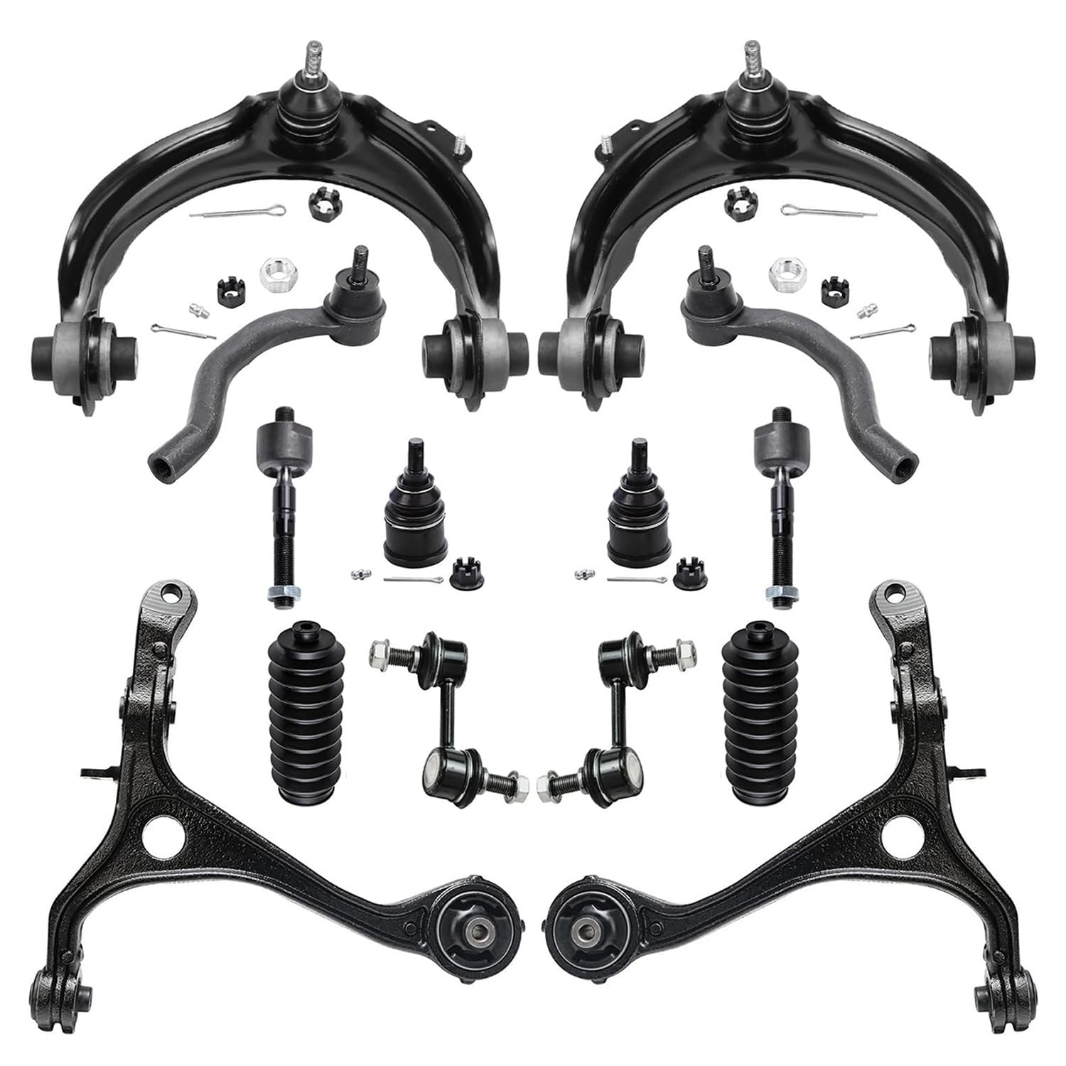 Detroit Axle - Front 14pc Suspension Kit for 2003-2007 Honda Accord