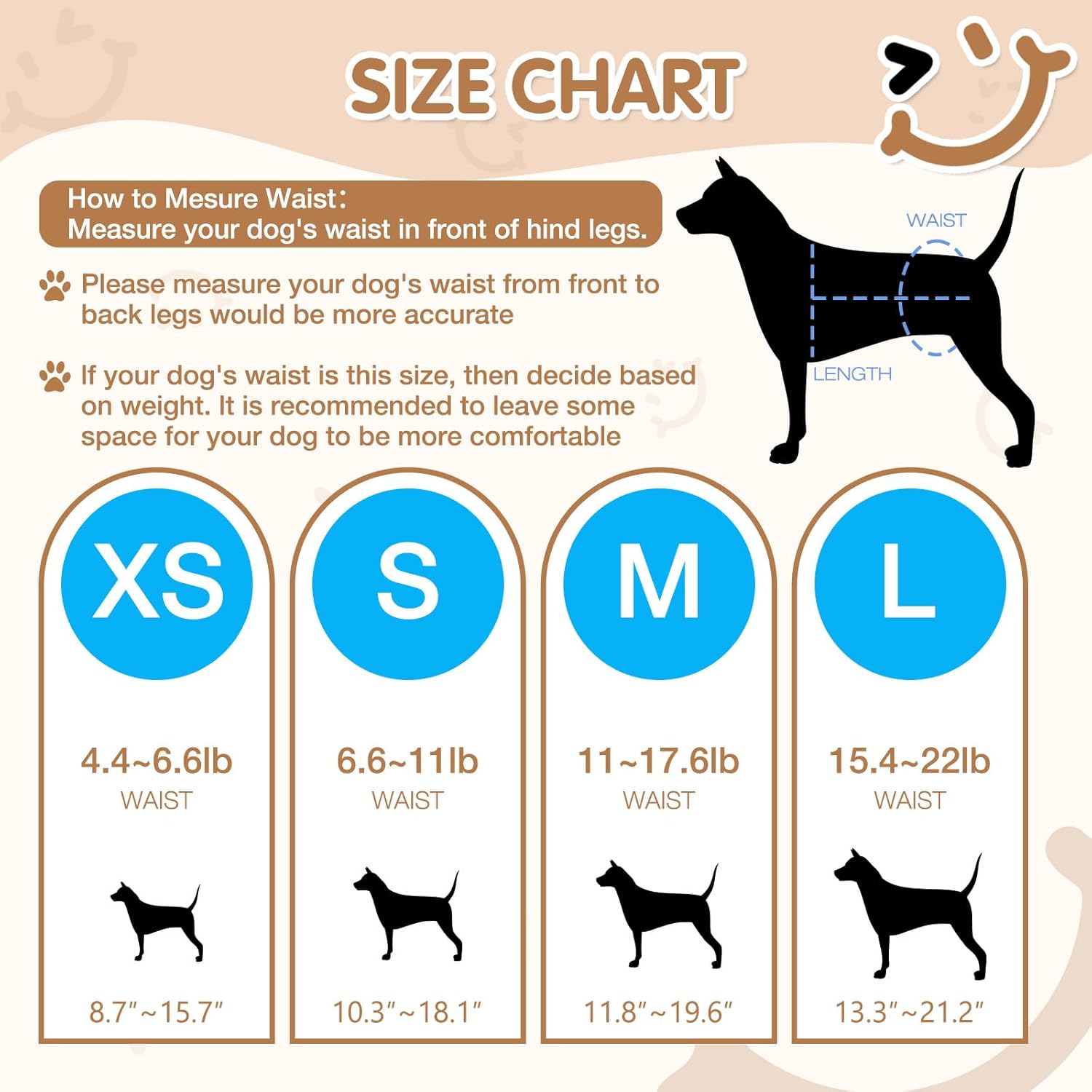 Dog Diapers Female, Pull It Up Disposable Puppy Diapers with 360° Stretchy Waist, Super Absorbent Leak-Proof Doggie Diapers for Playful Dogs, Dog Walking, Gaming(L,60PCS)