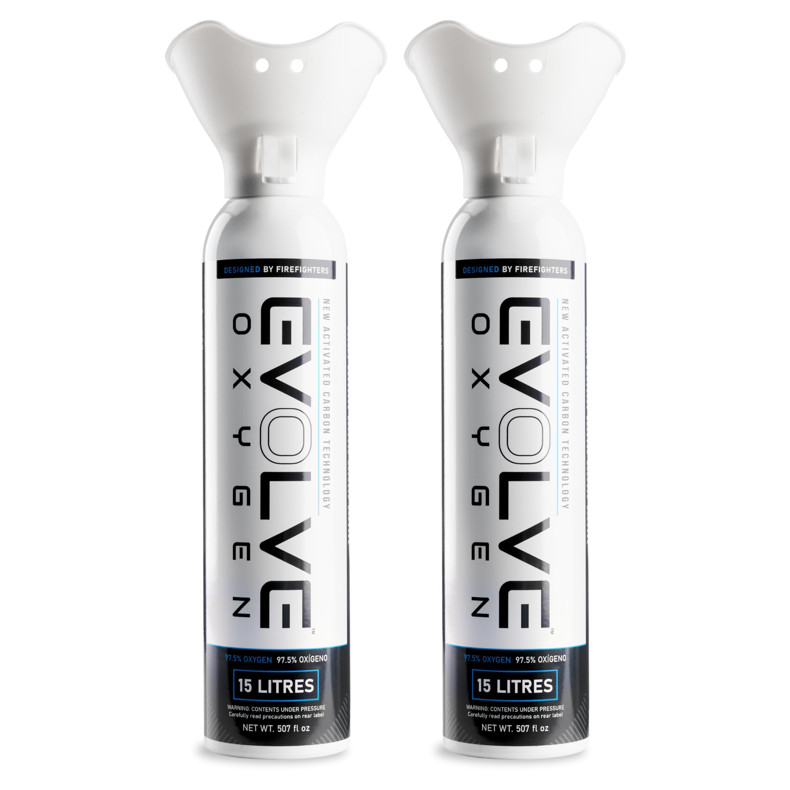 Sponsored Ad – EVOLVE 15-Litre Pure Oxygen Canister with Breathing Cup | Portable Oxygen Can | Ideal for Home Use and Outdoor Activities | Designed by Firefighters | Made in Britain | Pack of 2