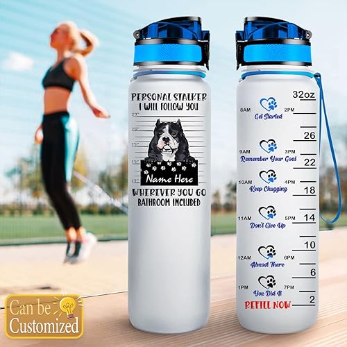Miniatura 2 de Dinoz Personal Stalker I Will Follow You Wherever You Go Bathroom Incluido American Bully Lovers Dog Owner Personalizado Motivacional Aislamiento