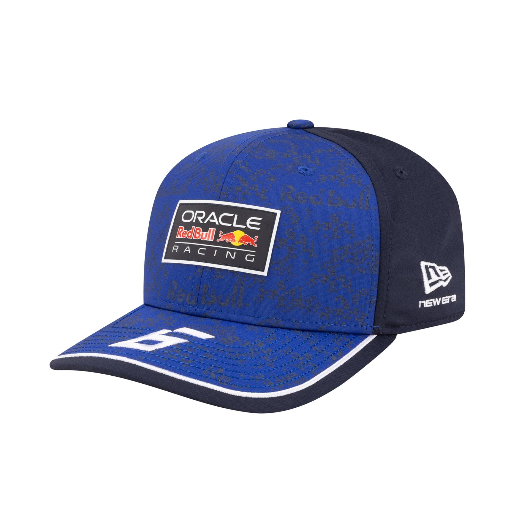 New Era Unisex Blue, Navy Red Bull Racing F1 Team, Official 2026 Merchandise, Isack Hadjar Drivers Baseball Cap Hat, Strech Snap, Adjustable, Blue