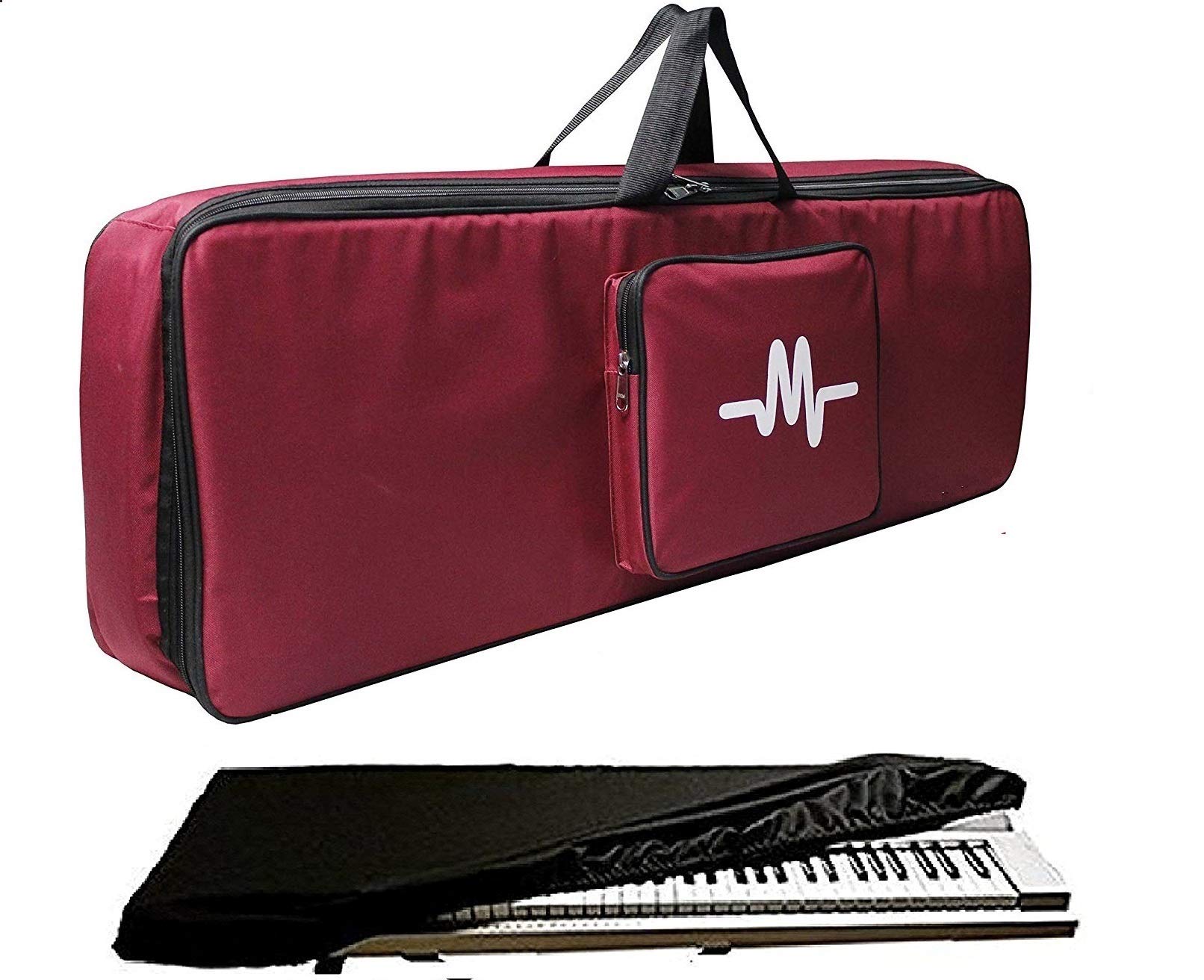 Mexa Keyboard Bag/Case Compatible With Casio Ctx700; Ctx870IN; Ctx8000IN; Ctx9000IN Ctk850IN; Ctk860IN; Ctk6300IN; Ctk7300IN; Keyboard Padded Quality With Dust Cover.