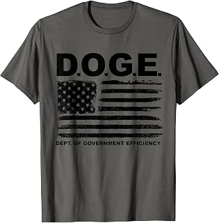 D.O.G.E. Department Of Government Efficiency DOGE T-Shirt