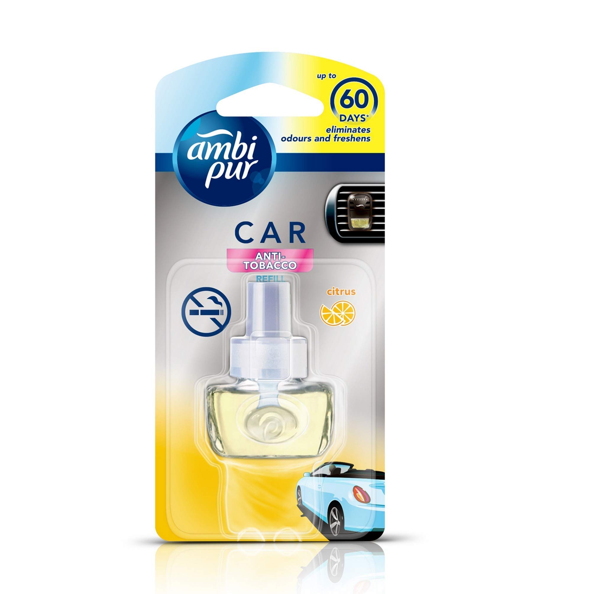 Ambi Pur After Tobacco Car Vent Air Freshener Refill 7
