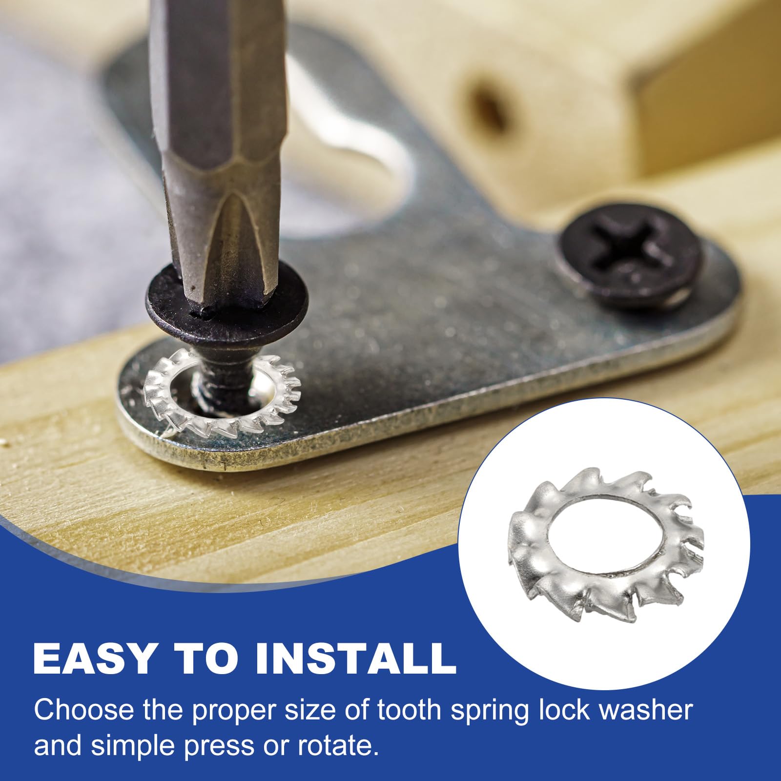 PATIKIL M5 External Tooth Lock Washers - Image 4