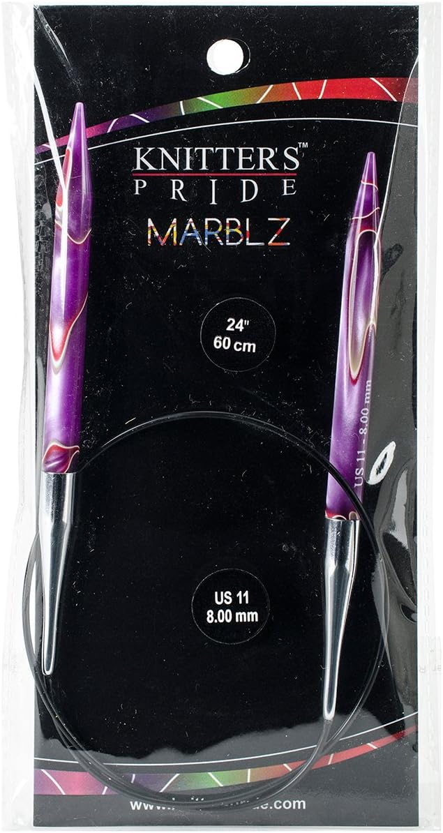 Knitter's Pride 11/8mm Marblz Fixed Circular Needles, 24"