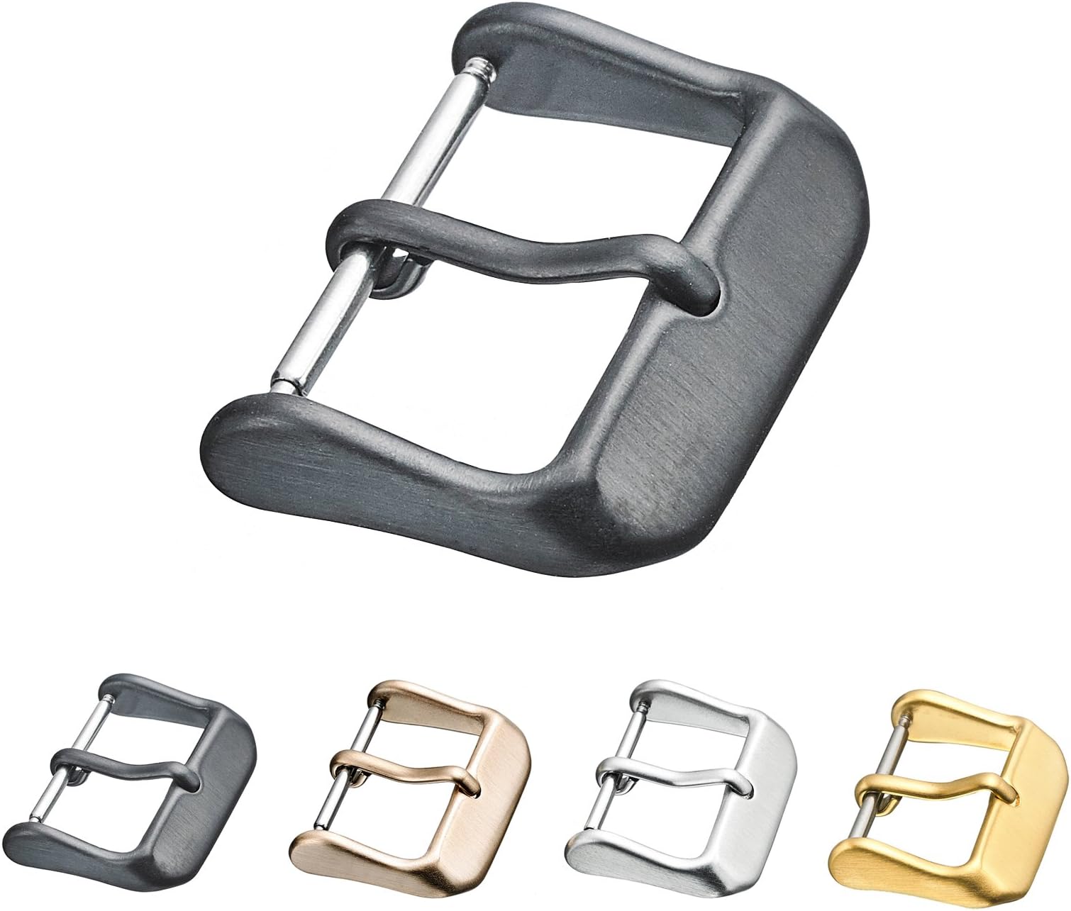 Alpine watch band replacement buckle -clasp for leather silicone watch strap in size 16-26mm