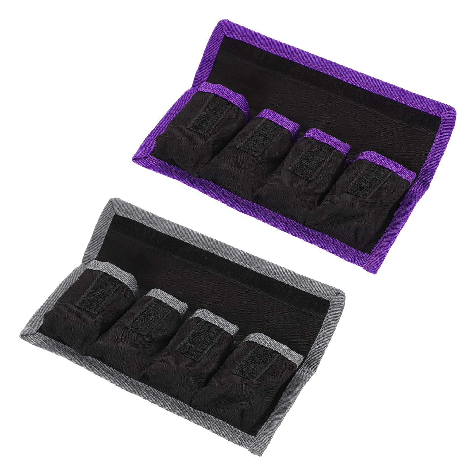 PATIKIL Etui na baterie do aparatu, nylonowe etui na baterie DSLR, torby na baterie AAA i LP-E6 LP-E8 NP-FW50 EN-EL14 EN-EL15, 21.6x9x2cm