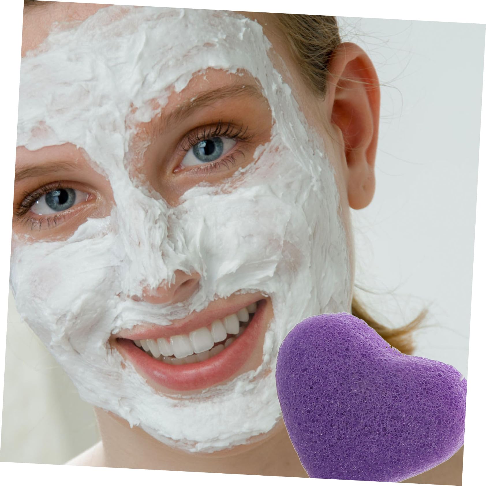 Didiseaon 30 Pz Detergente viso routine skin care soffio di trucco spugna per il viso spugne viso per la pulizia spugne facciali per il viso faccia di spugna di Spugna Konjak