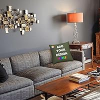 Vista 110 de Funda de almohada personalizada con nombre de texto fotográfico, funda de almohada impresa de dos lados para cumpleaños, Navidad, aniversario