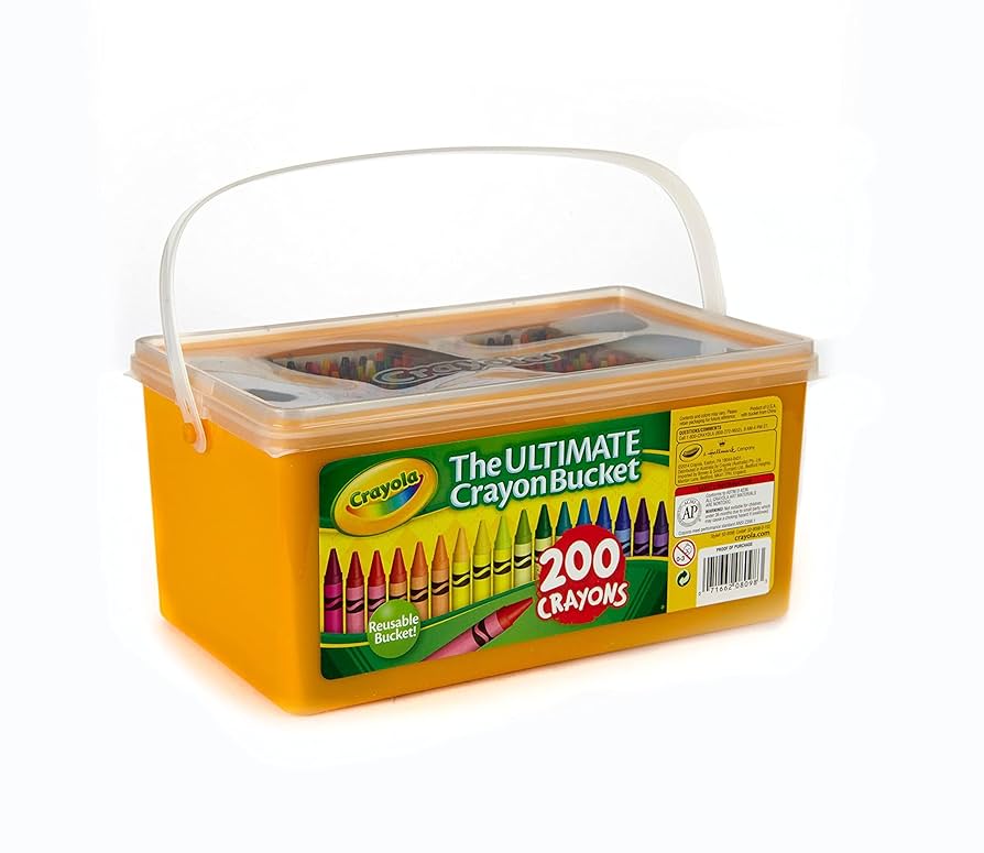 Creyola ultimate crayon bucket クレヨラ 200本 Amazon.com: Crayola Ultimate Crayon Bucket, 200 Crayons