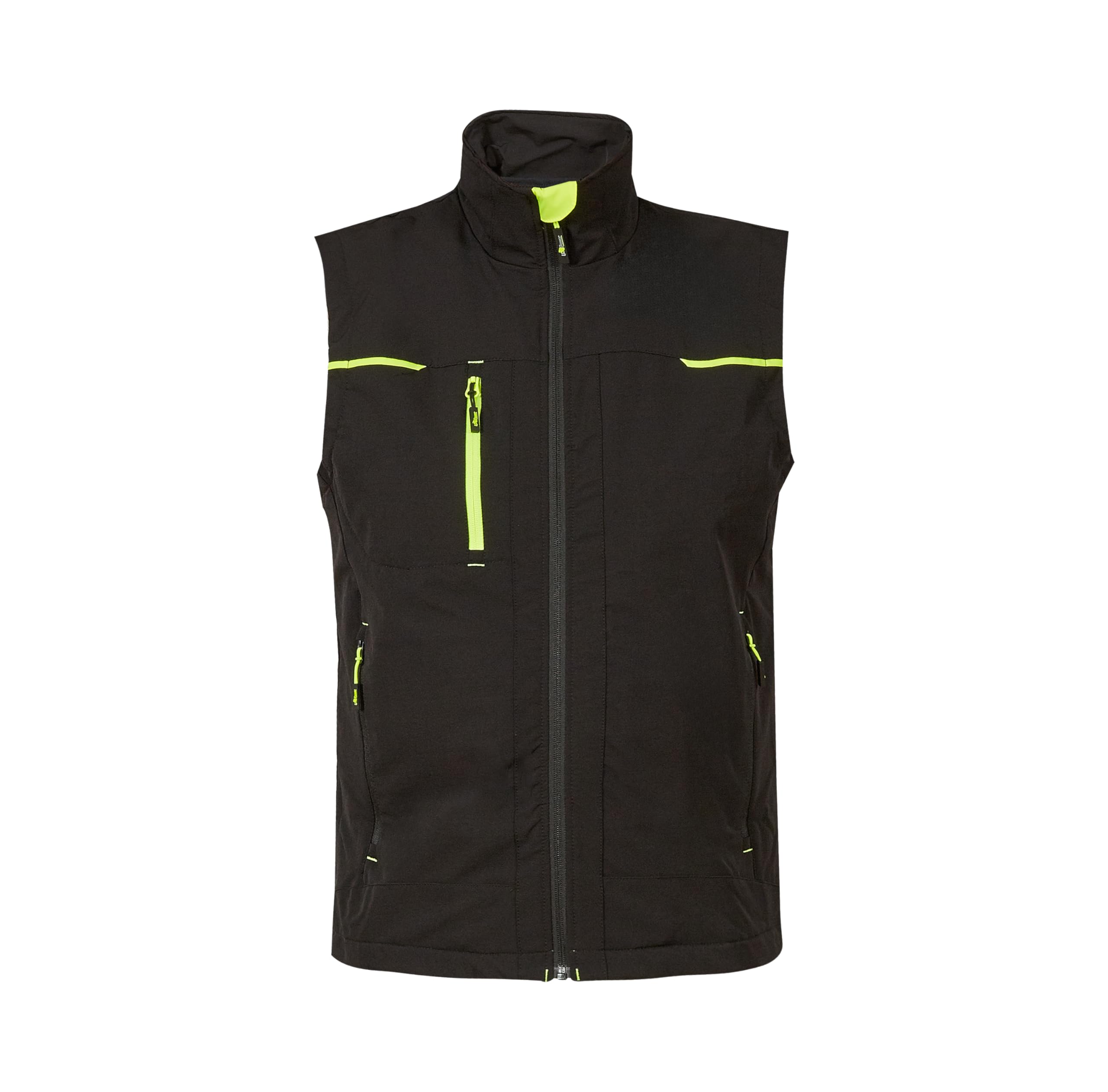 U-POWER DON'T WORRY... BE HAPPY! Gilet In Tessuto, Traspirante E Idrorepellente Saturn Black Carbon Gilet in Tessuto, Traspirante e Idrorepellente SATURN Black Carbon Uomo (Pacco da 1)