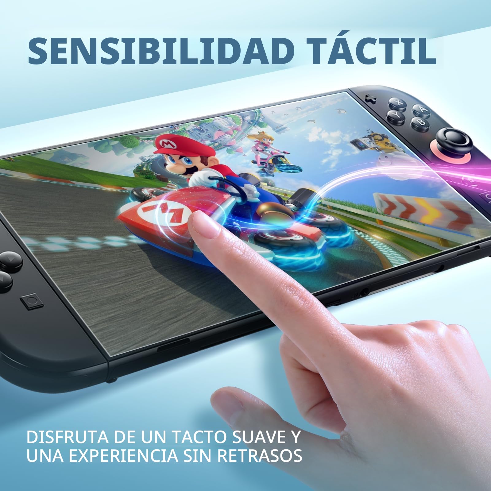 Tixlux Protector de Pantalla 3 Unidades Compatible con Nintendo Switch 2 (2025), Vidrio Templado 9H, Antiarañazos, Ultra Transparente, Sin Burbujas, Instalación Fácil