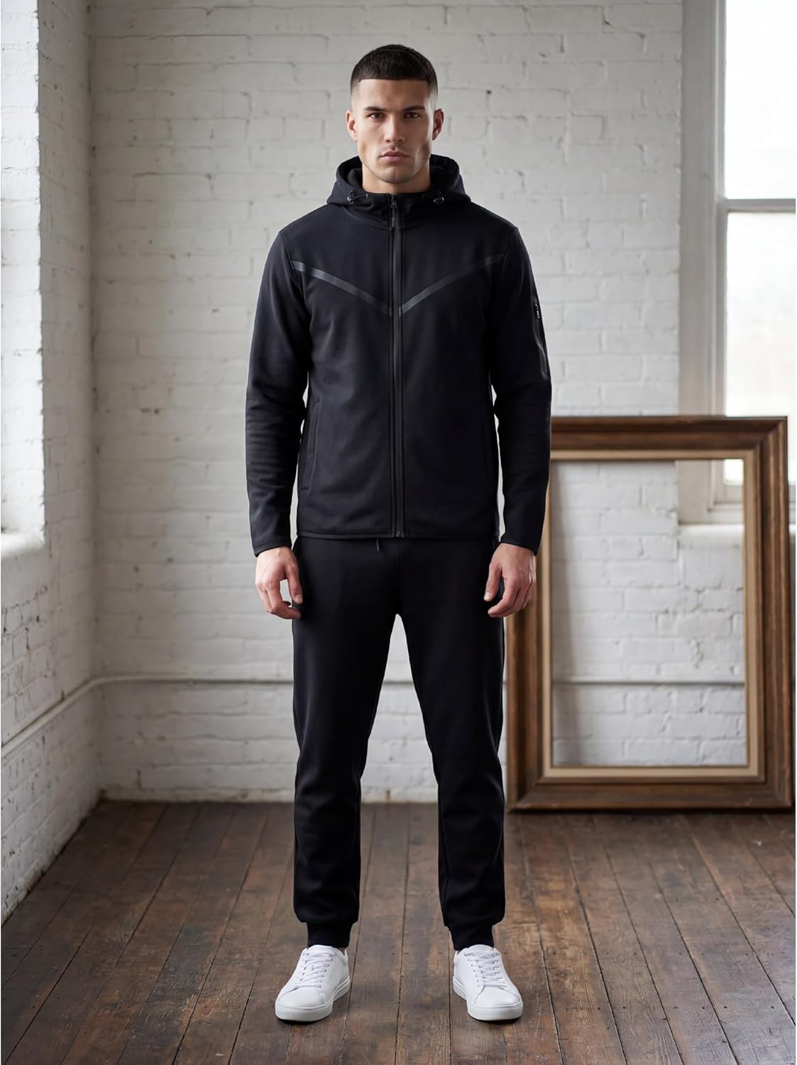 Men's Tech Jogging Sweatsuit 400GSM Winter Fleece Premium Cotton Blend